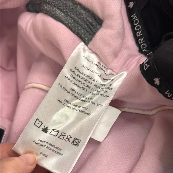 PWDR Room pink/grey/blue ski/snowboarding jacket - Picture 6 of 12